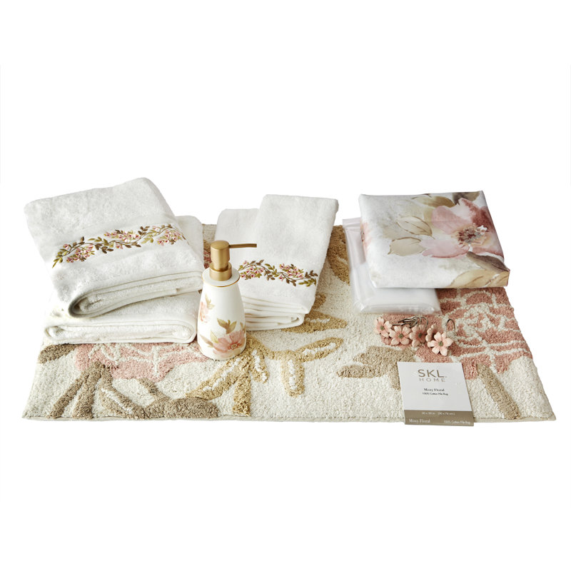 SKL Home Misty Floral 20 Piece Bathroom Accessory Set & Reviews Wayfair